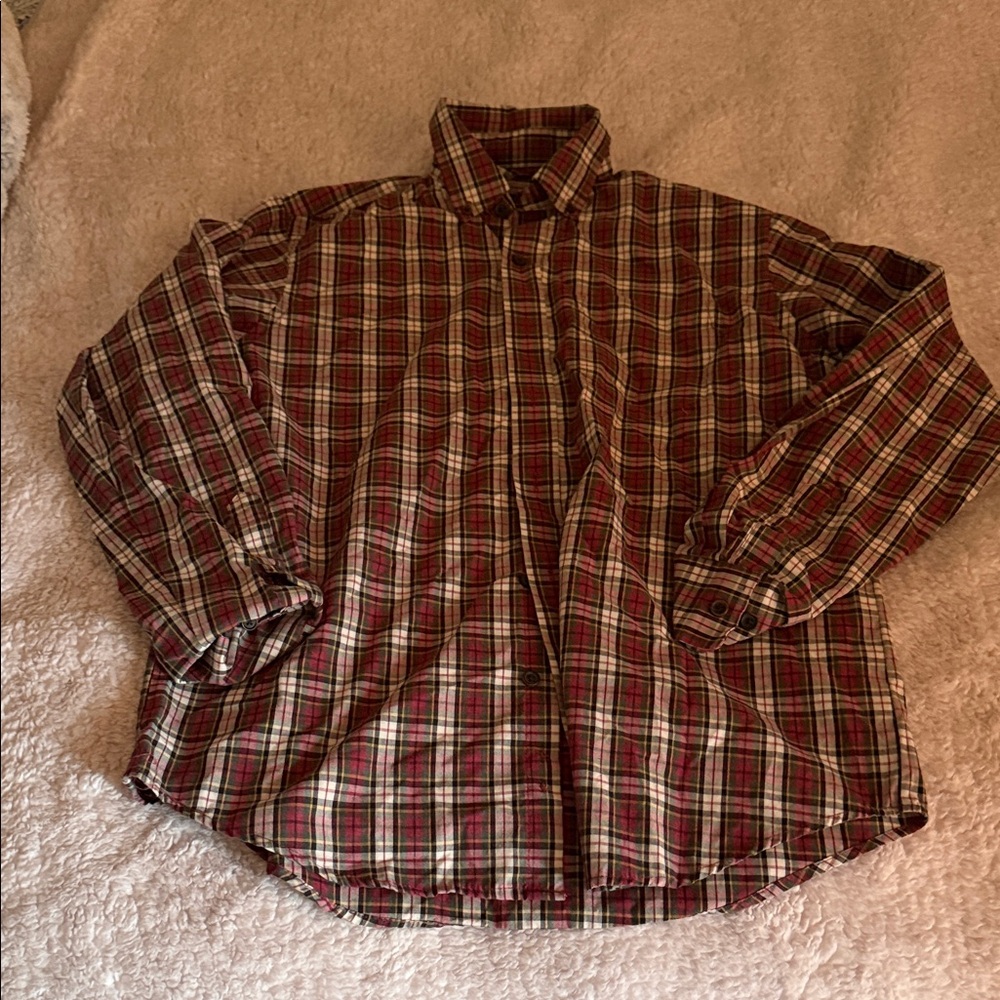 Men's Plaid Button Down